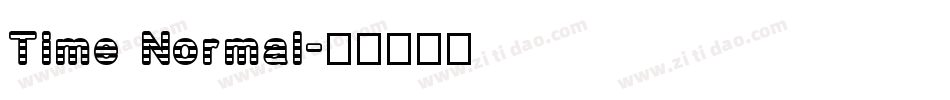 Time Normal字体转换
